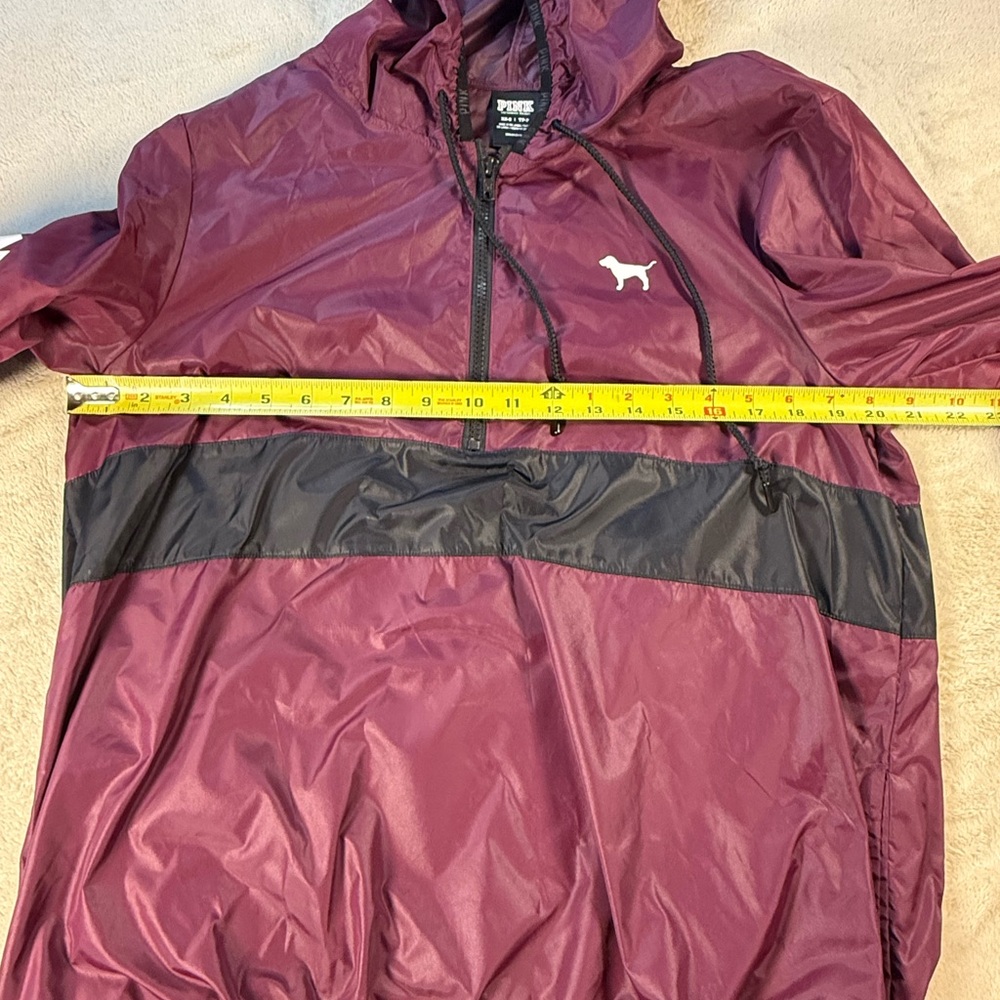 PINK Victoria's Secret Maroon Jacket XS - Picture 8 of 12